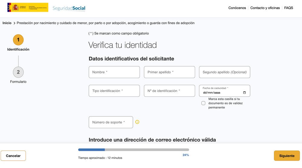 solicitar baja maternidad sin certificado